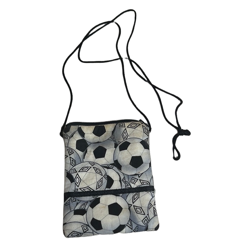 Crossbody soccer bag handcrafted